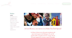 Desktop Screenshot of letsbounce.com